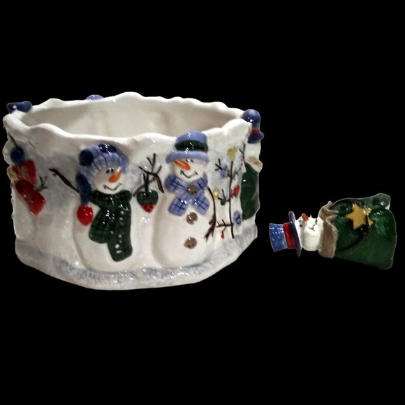 Sonoma Christmas Dip Bowl and Spreader Set , Button Up Dip Mix Set, Dipping Bowl - Picture 7 of 10